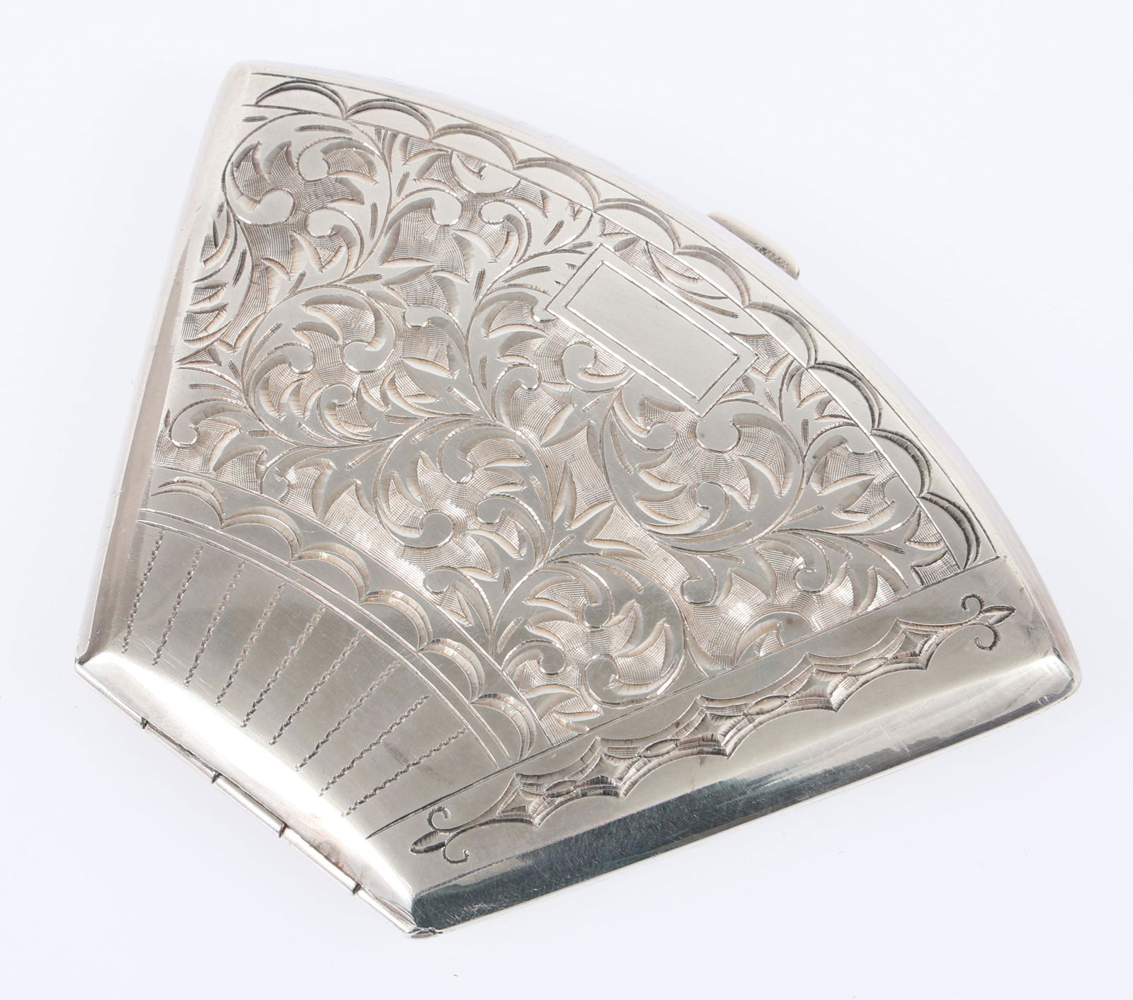 ACANTHUS ENGRAVED COMPACT .950 SILVER (1 of 6)