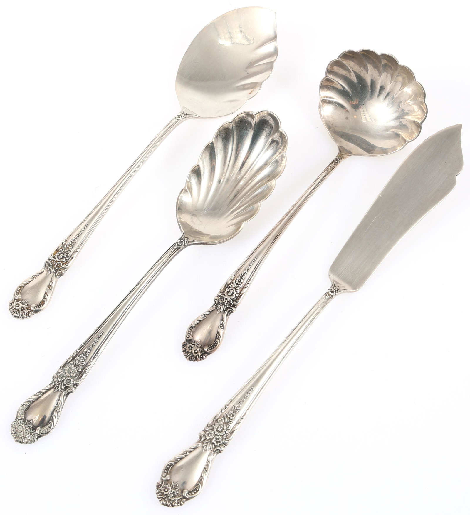 INTERNATIONAL SILVER STERLING BROCADE SERVING PIECES (1 of 3)