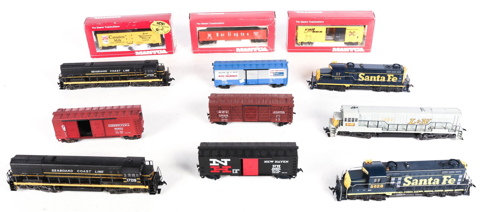 MANTUA AND RIVAROSSI HO GAUGE MODEL TRAIN CAR LOT OF 12 (1 of 5)