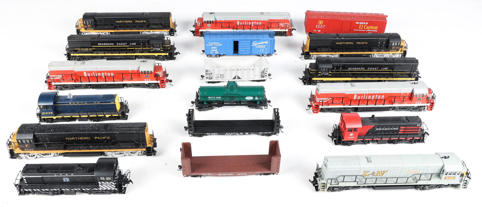 RIVAROSSI, ATLAS HO GAUGE MODEL TRAIN CAR - LOT OF 18 (1 of 12)
