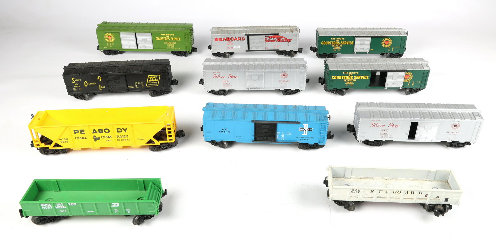 LIONEL O GAUGE MODEL TRAIN CAR - LOT OF 11 (1 of 5)