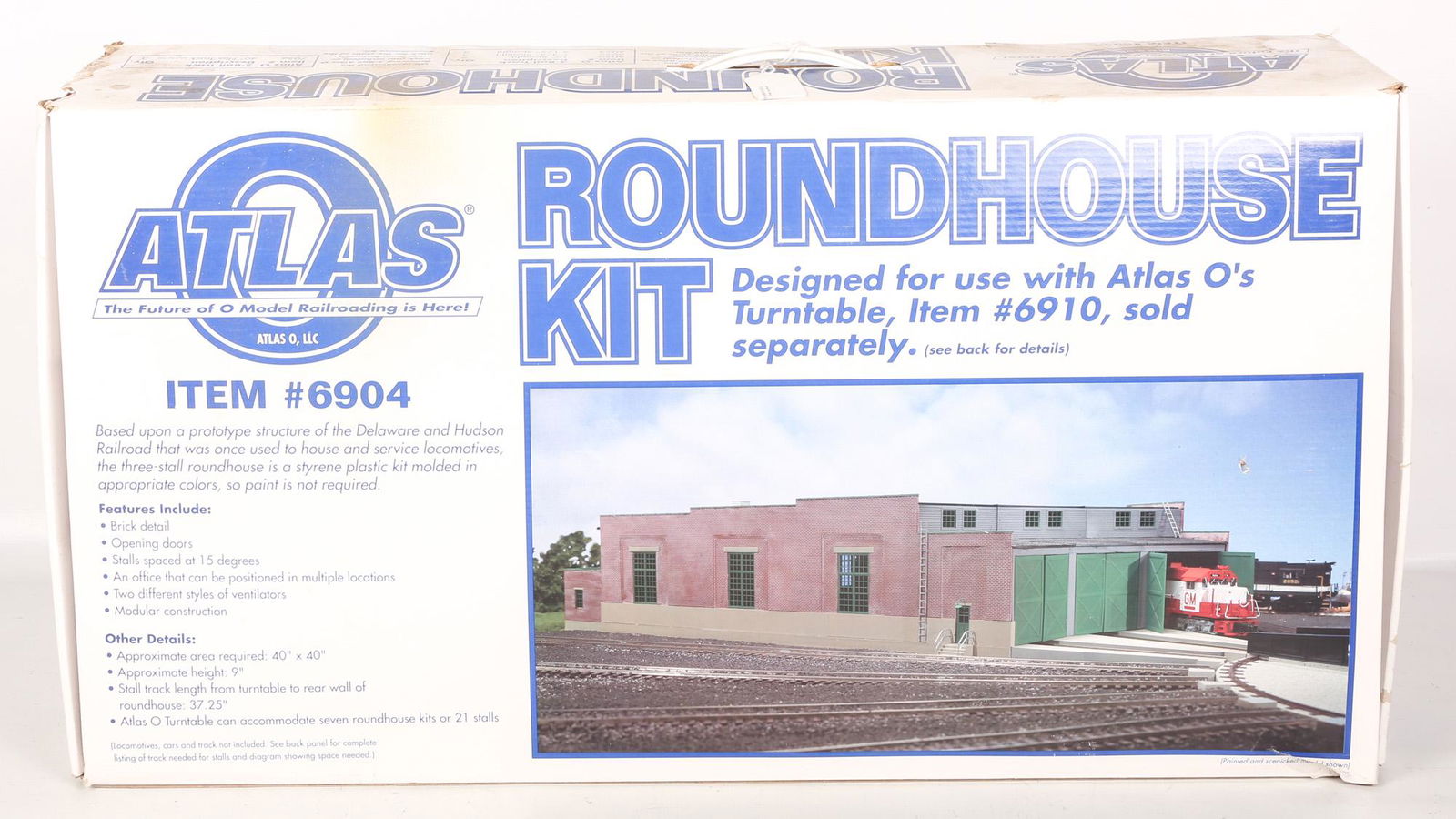ATLAS O-GAUGE MODEL ROUNDHOUSE KIT (1 of 3)