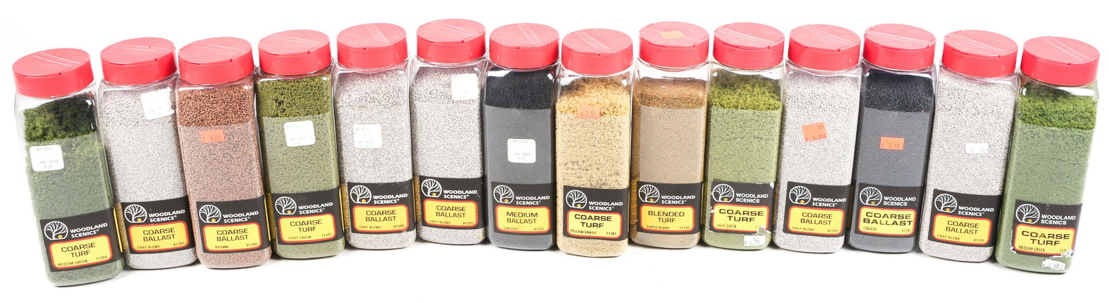WOODLAND SCENICS TURF, FIBER, BALLAST, FOLIAGE (1 of 1)