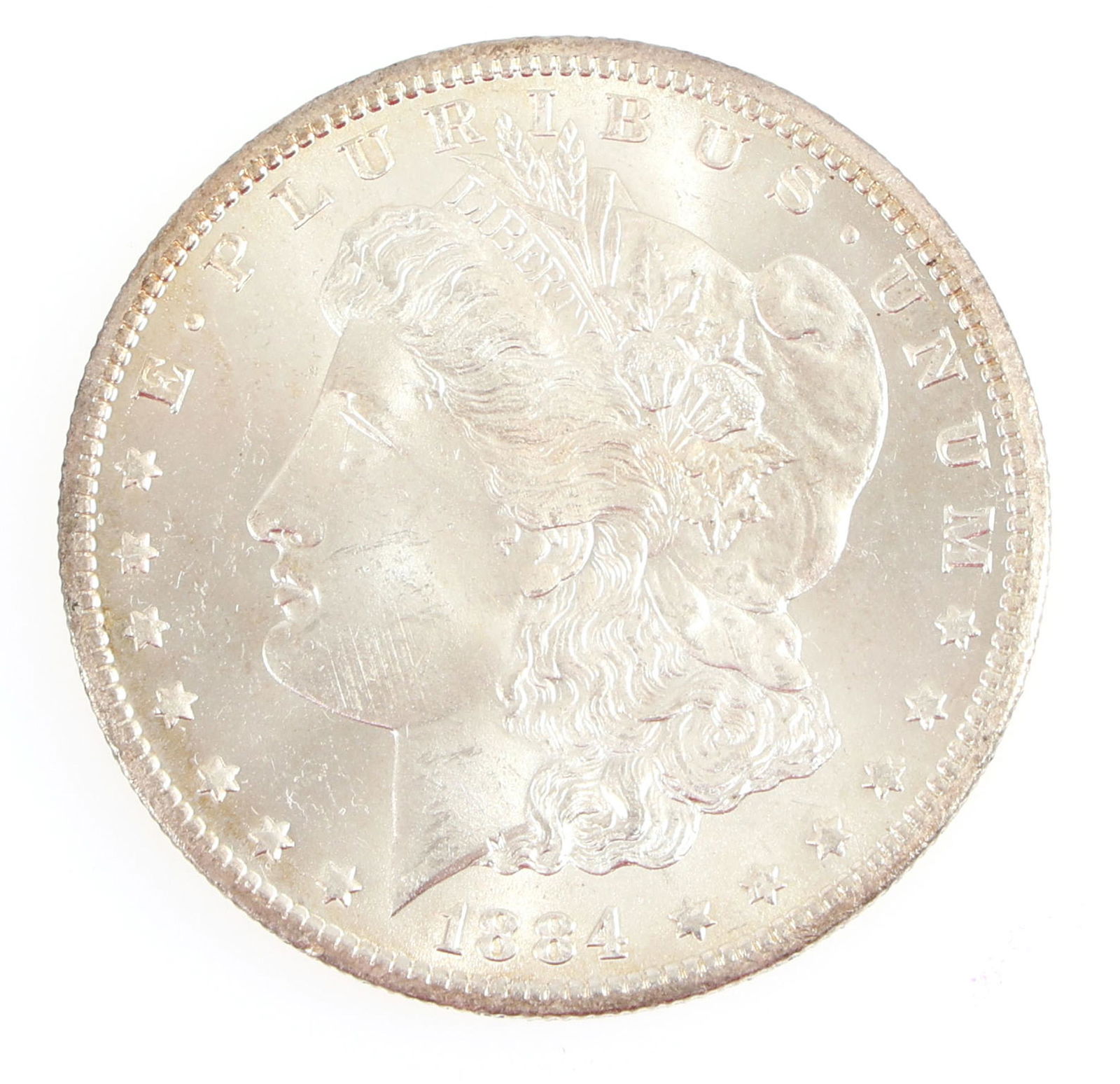 1884-CC US MORGAN SILVER DOLLAR COIN (1 of 2)