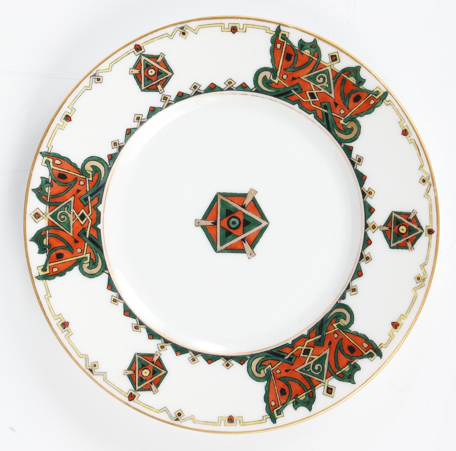 RUSSIAN KORNILOV BROTHERS PORCELAIN DESSERT PLATE (1 of 2)