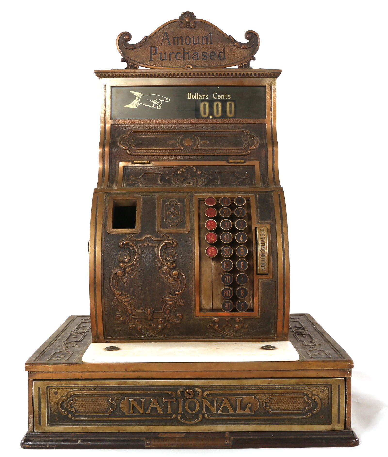 EARLY 20TH C. NATIONAL CASH REGISTER (1 of 11)