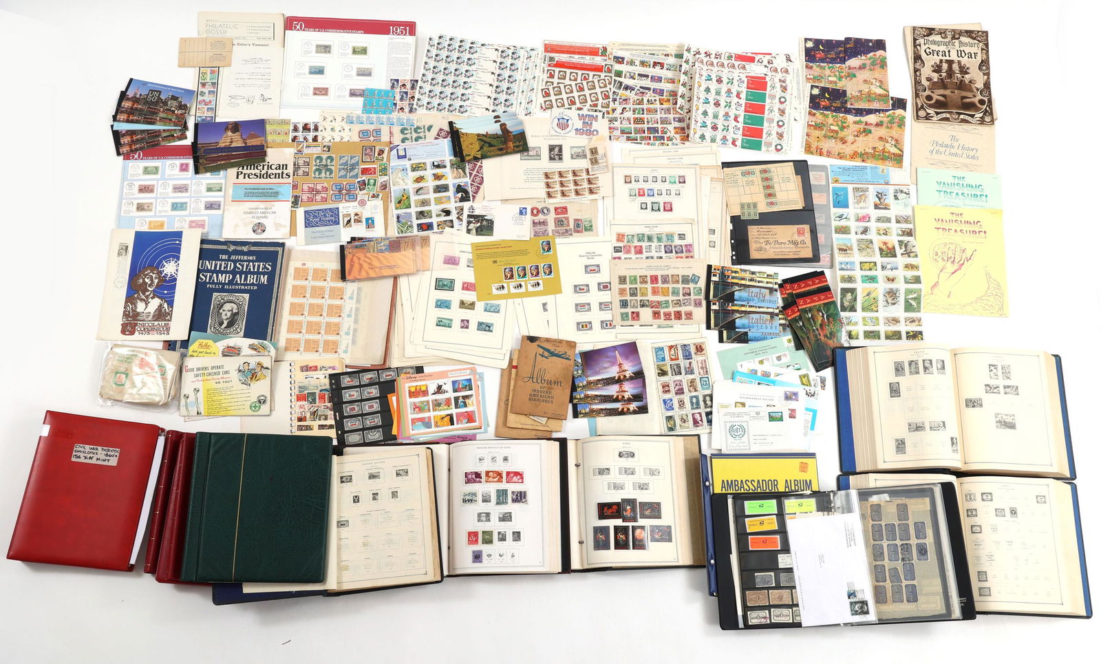 CIVIL WAR PATRIOTIC ENVELOPES & PHILATELIST COLLECTORS LOT (1 of 14)