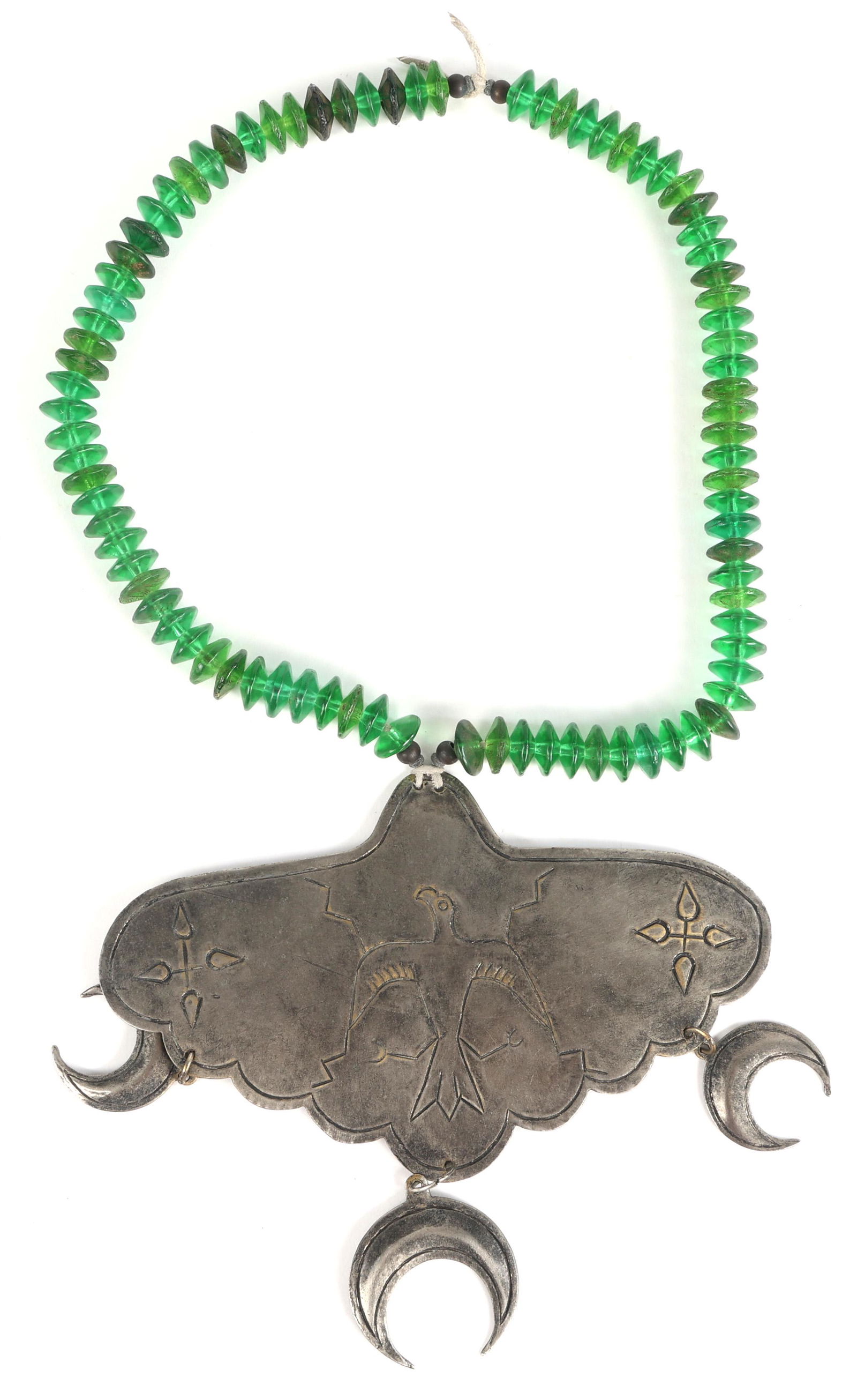 EARLY 20TH C. NATIVE AMERICAN MADE GORGET (1 of 3)