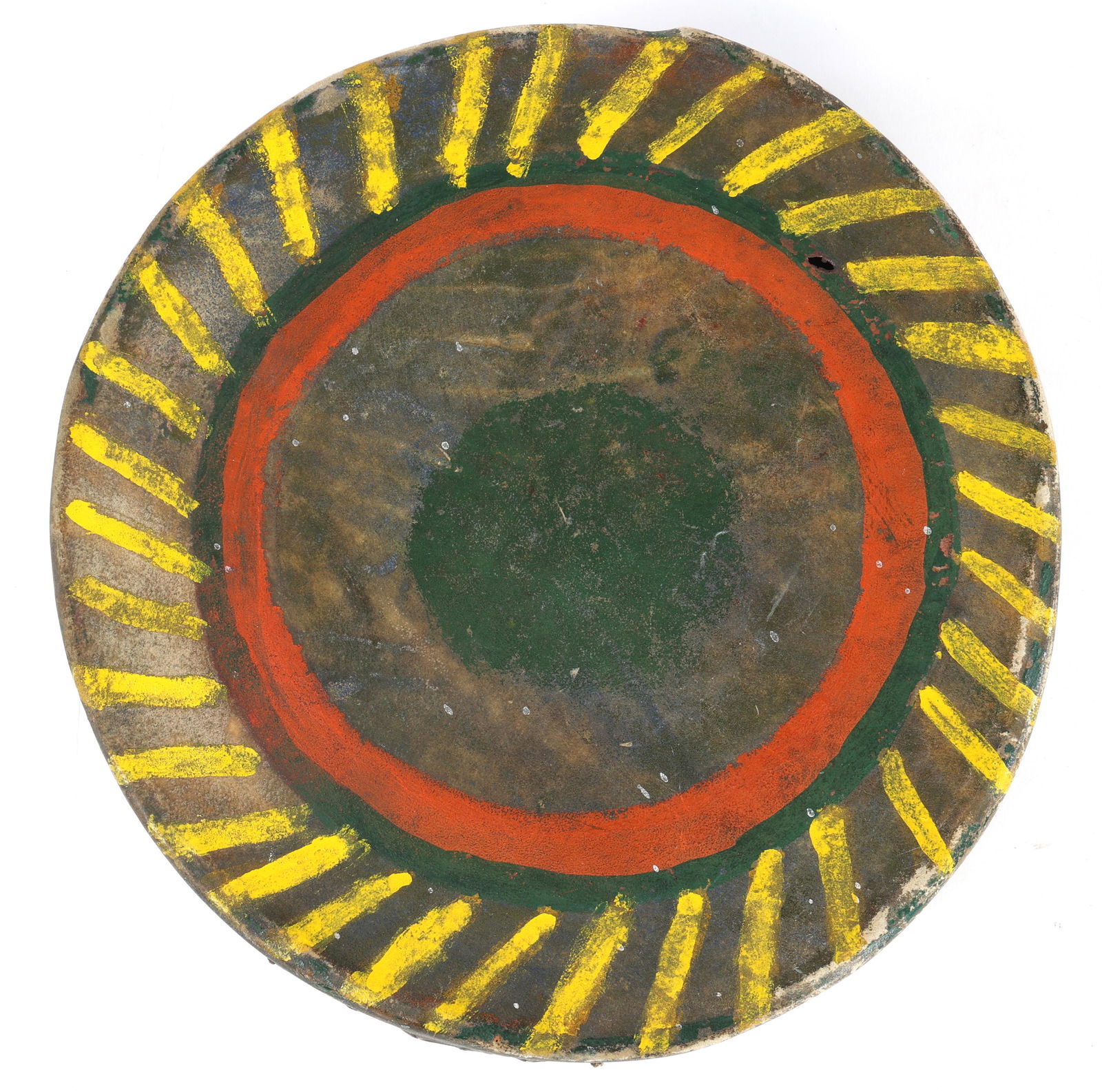 NATIVE AMERICAN HIDE DRUM (1 of 3)