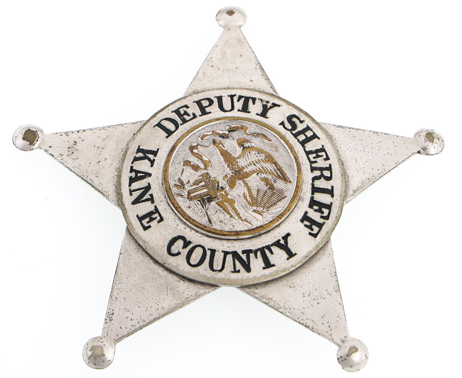 KANE COUNTY ILLINOIS DEPUTY SHERIFF BADGE (1 of 2)