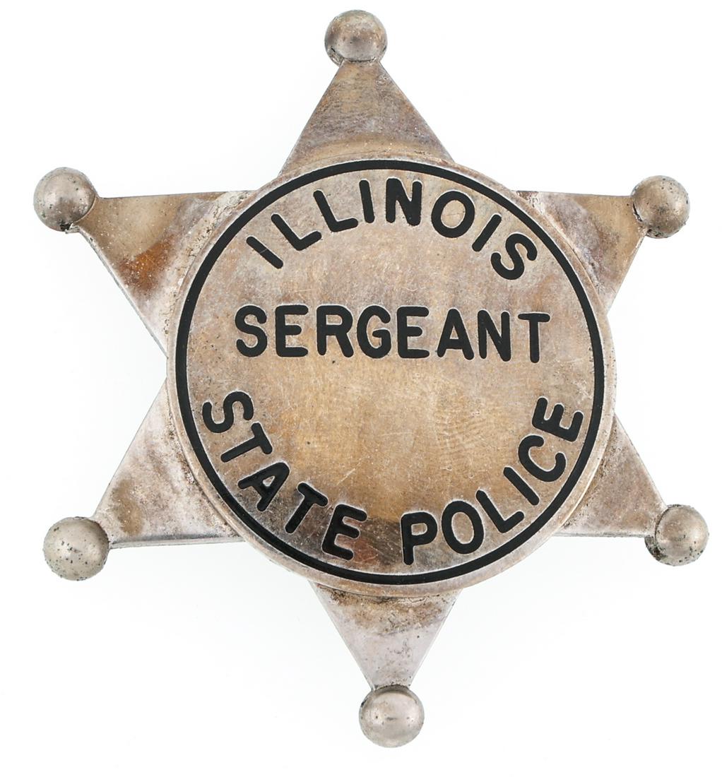 ILLINOIS STATE POLICE SERGEANT BADGE (1 of 2)
