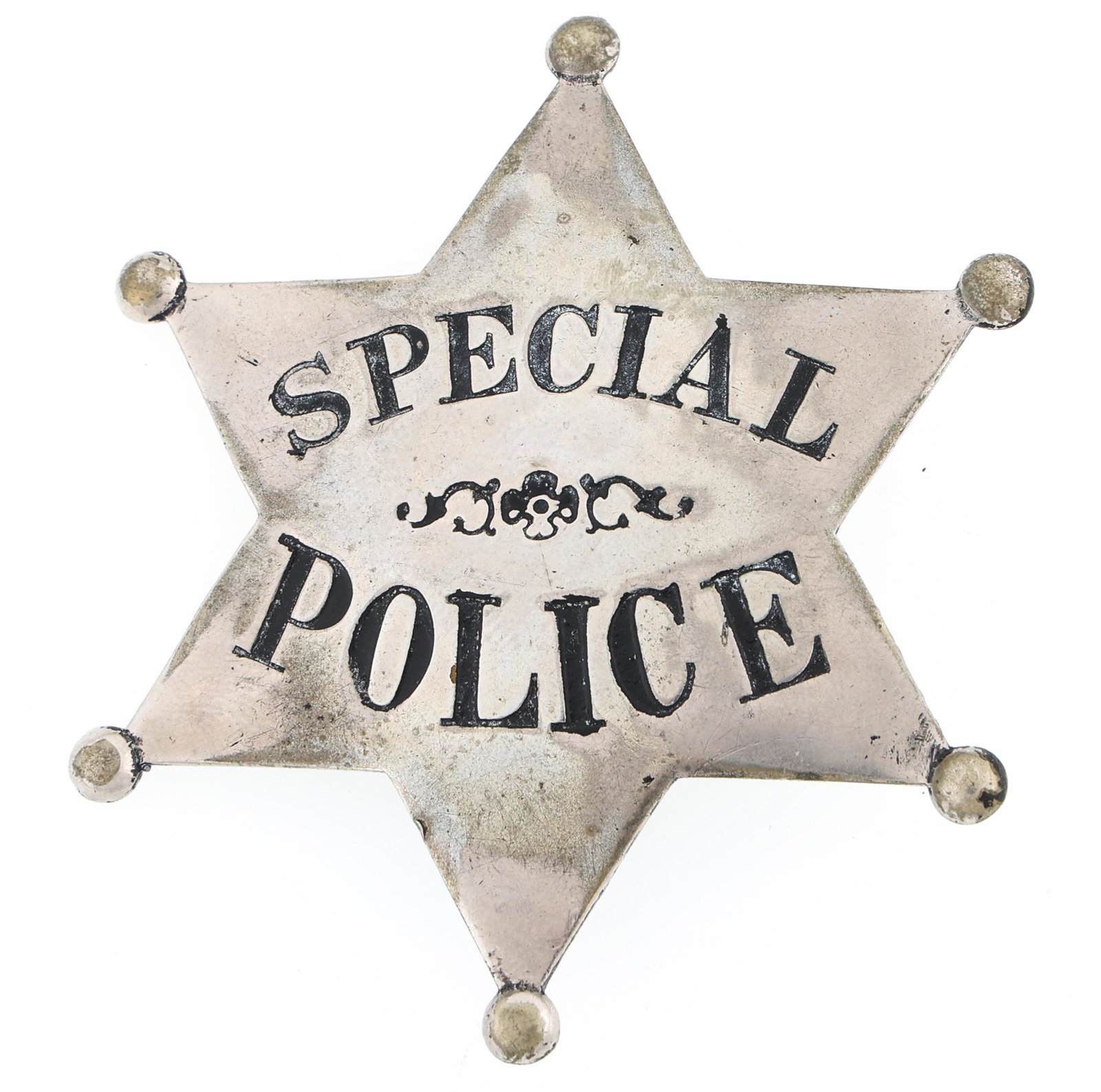 SPECIAL POLICE BADGE: SPECIAL POLICE BADGE Obsolete Special Police badge. Marked Meyer & Wenthe Chicago. Measurements: 2.25 x 2.5"