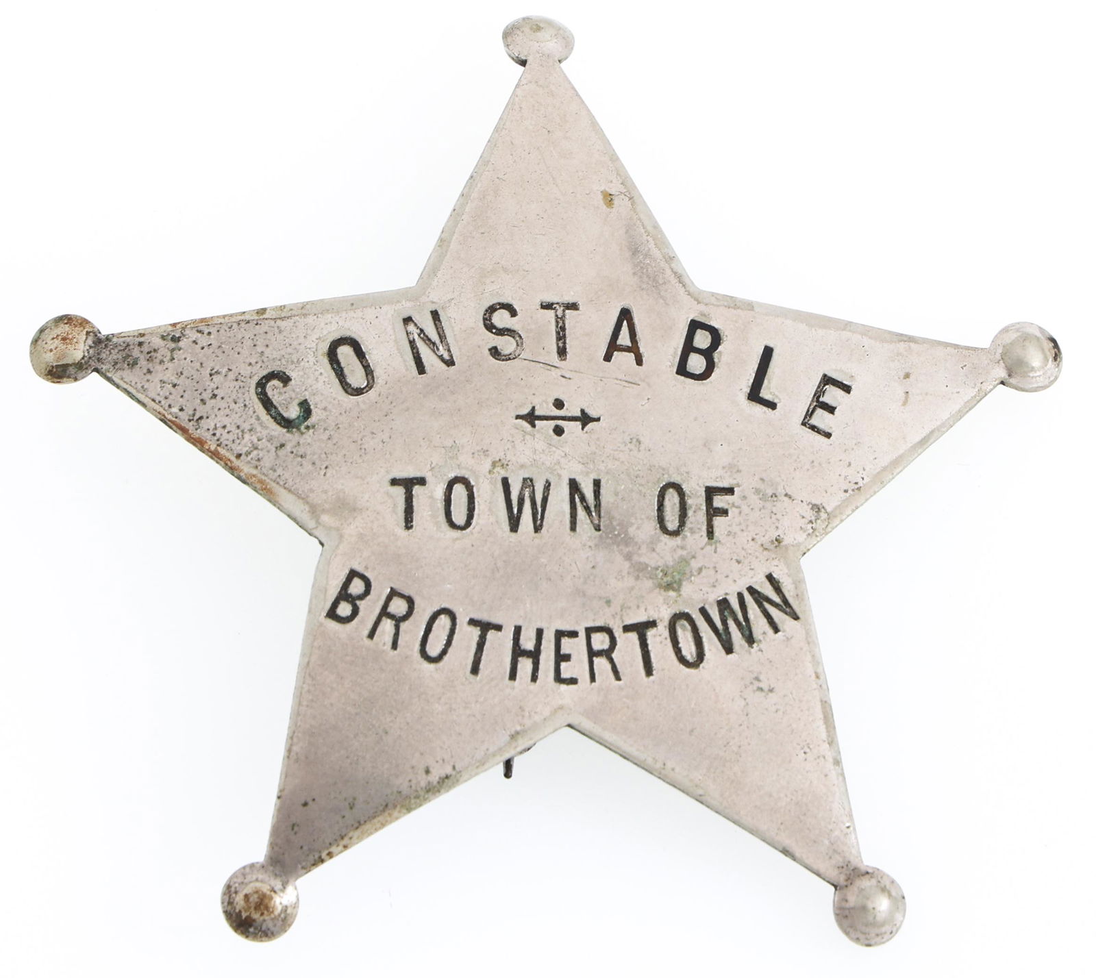 TOWN OF BROTHERTOWN WISCONSIN CONSTABLE BADGE (1 of 2)