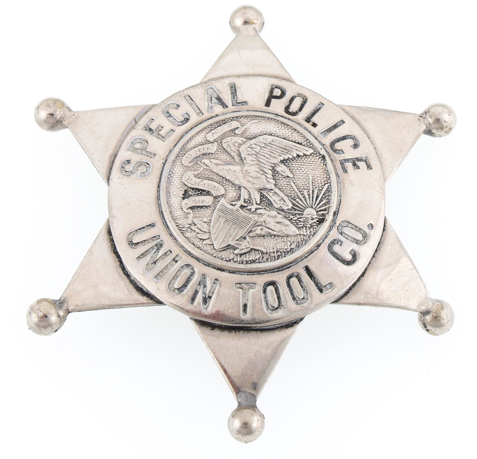 UNION TOOL CO. ILLINOIS SPECIAL POLICE BADGE (1 of 2)