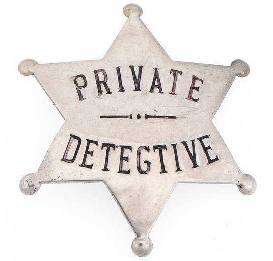 Private Detective Badge