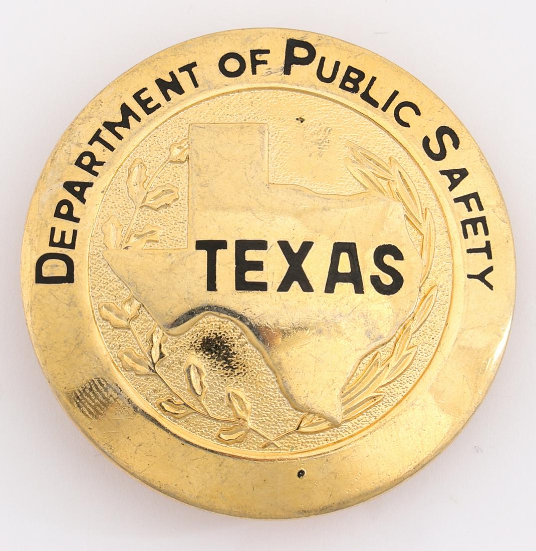TEXAS DEPARTMENT OF PUBLIC SAFETY BADGE (1 of 2)
