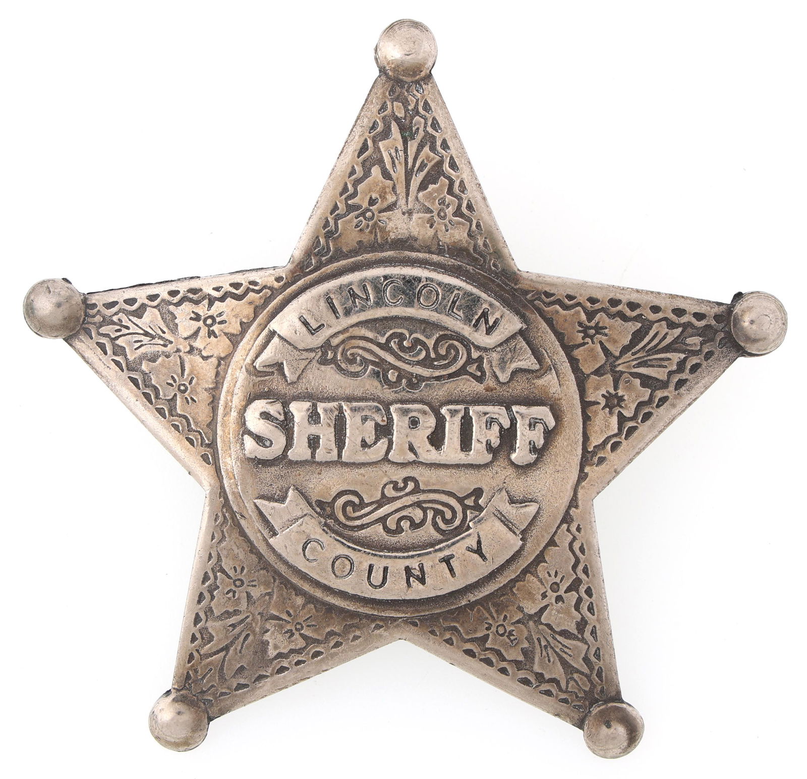 LINCOLN COUNTY SHERIFF BADGE (1 of 2)