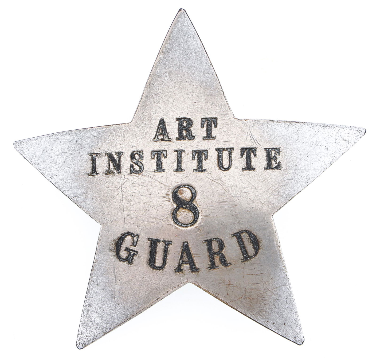ART INSTITUTE GUARD BADGE NO. 8 (1 of 2)