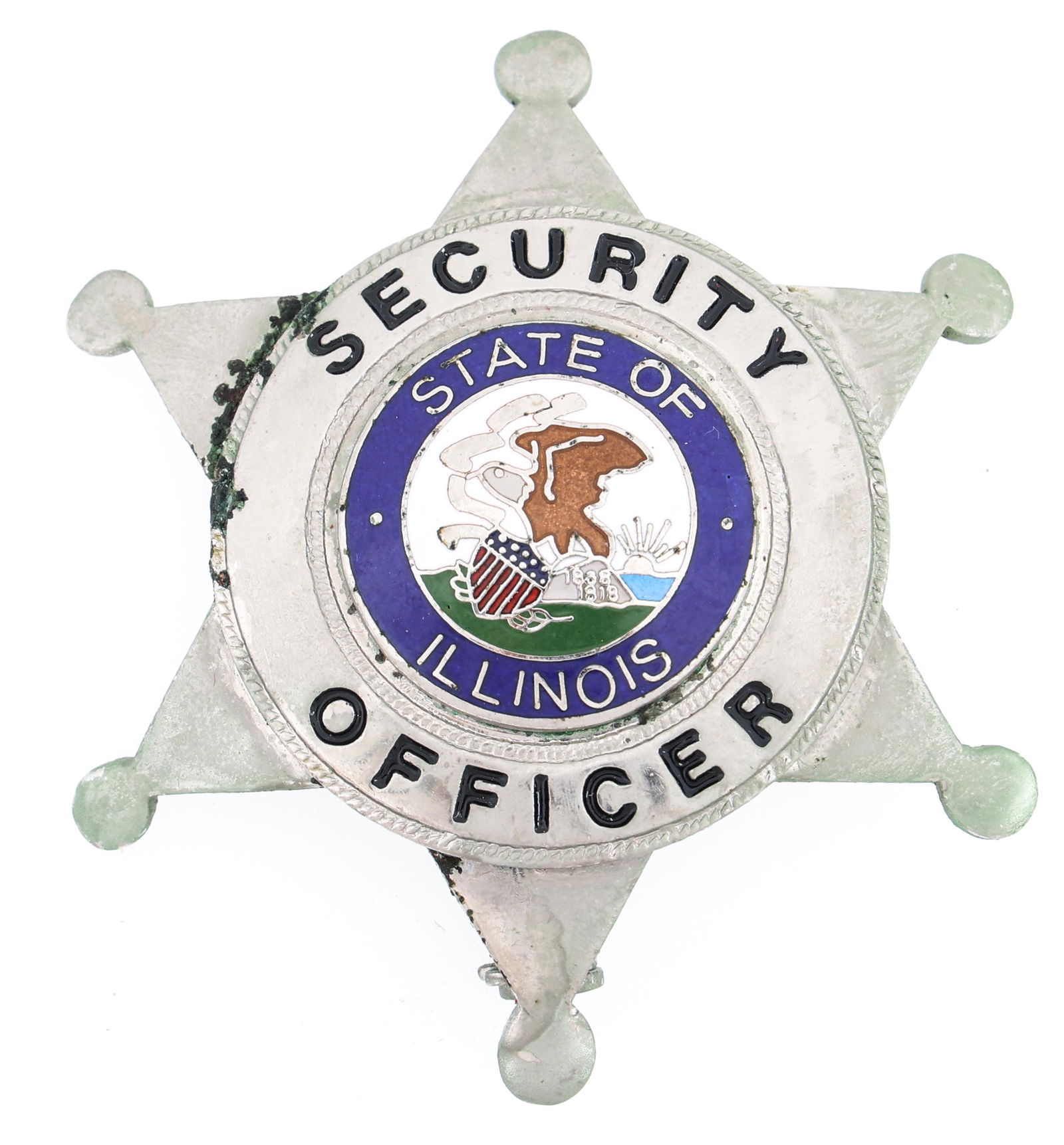 ILLINOIS SECURITY OFFICER BADGE (1 of 2)