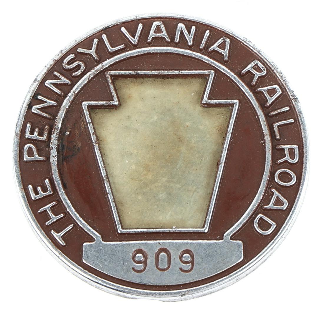 PENNSYLVANIA RAILROAD BADGE NO. 909 (1 of 2)