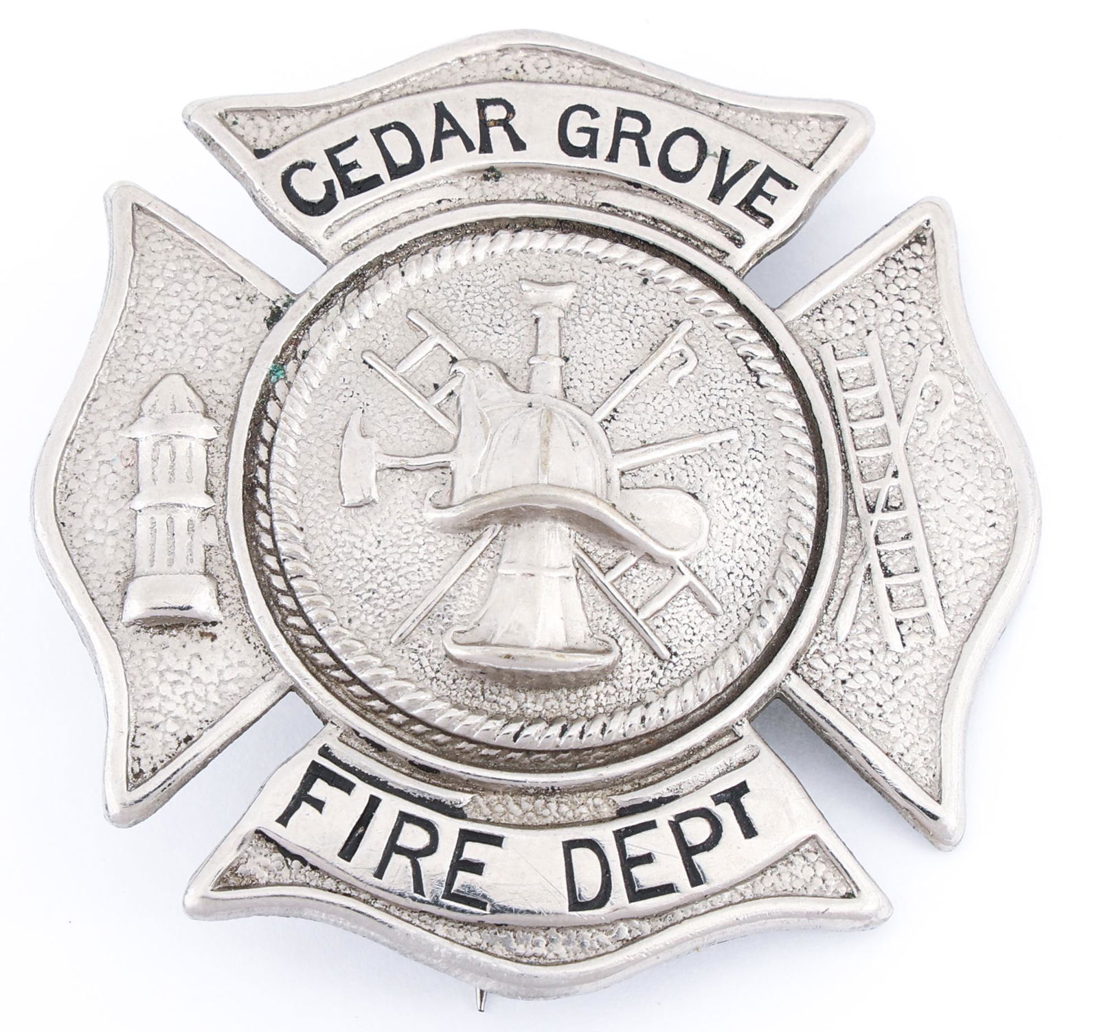 CEDAR GROVE NJ FIRE DEPT. BADGE (1 of 2)