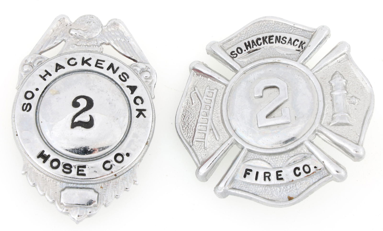 SOUTH HACKENSACK NEW JERSEY FIRE BADGES NO. 2 (1 of 2)