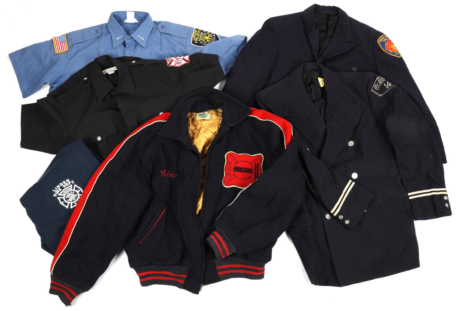 FIREFIGHTER UNIFORM CLOTHING - JACKETS, SHIRT, PANTS (1 of 6)