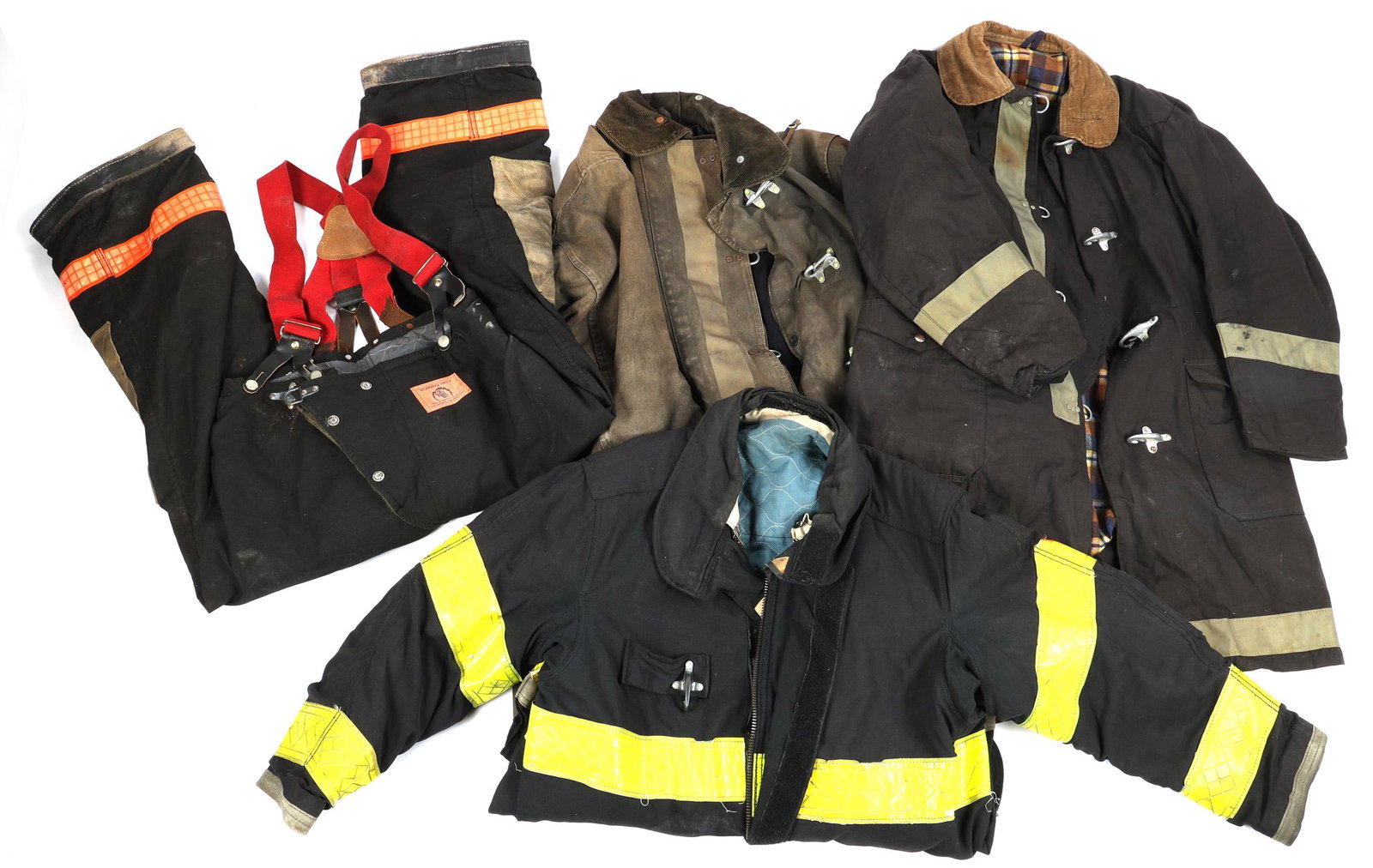 FIREFIGHTER TURNOUT GEAR - COATS & PANTS (1 of 6)