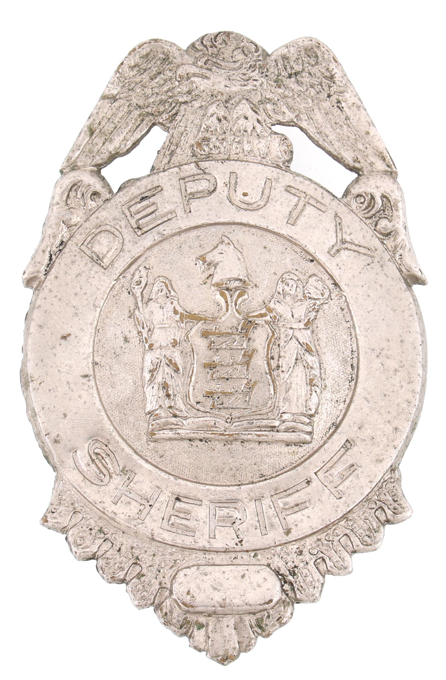 NEW JERSEY DEPUTY SHERIFF BADGE (1 of 2)