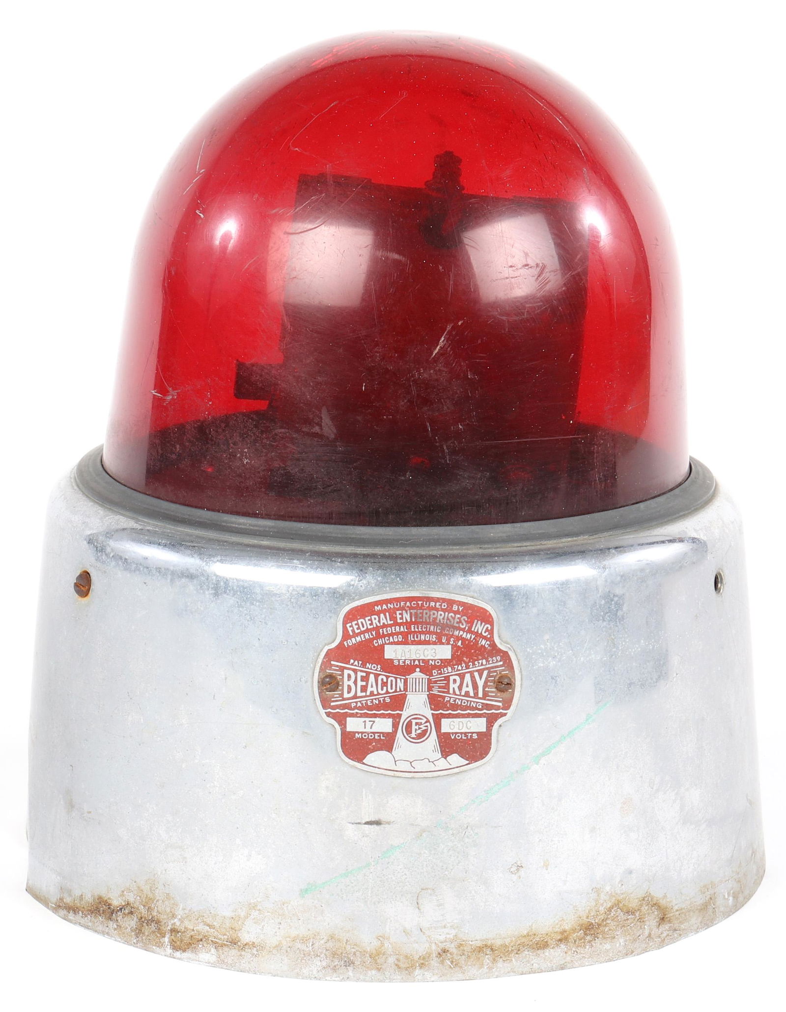 BEACON RAY POLICE RED LIGHT (1 of 4)