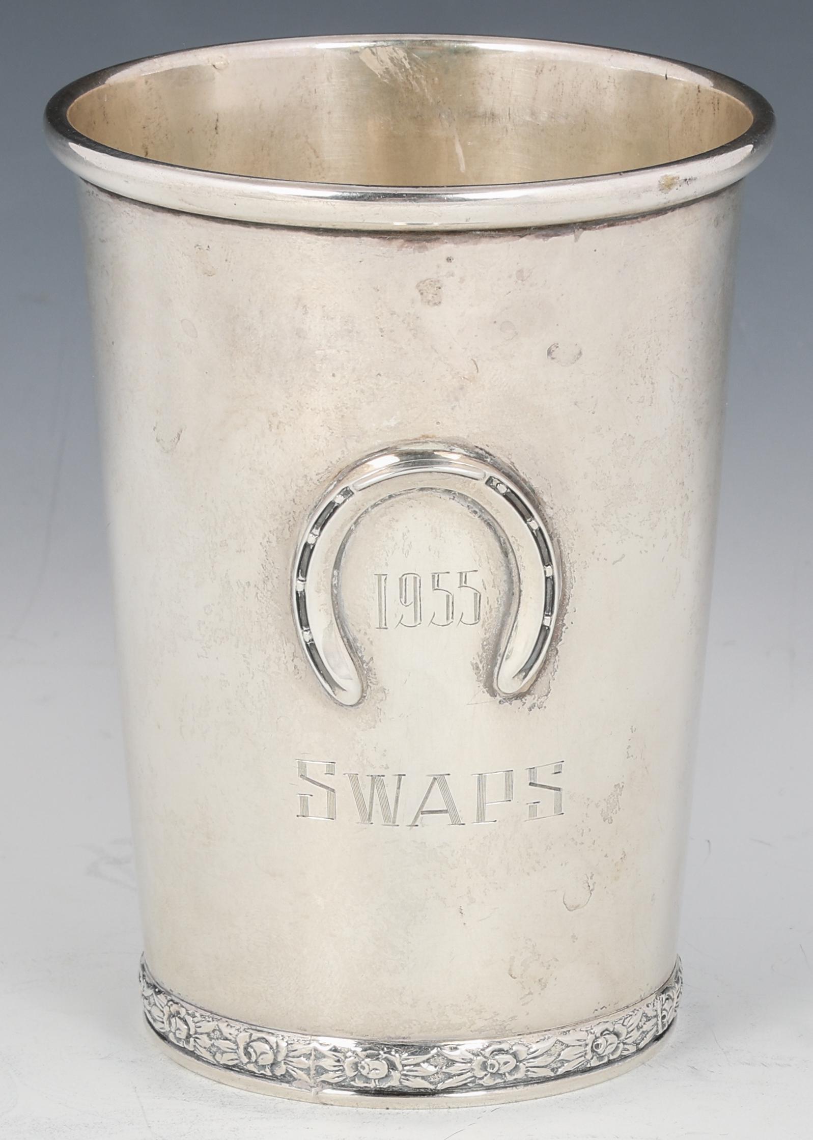 STERLING SILVER 1955 KENTUCKY DERBY MINT JULEP CUP (1 of 5)