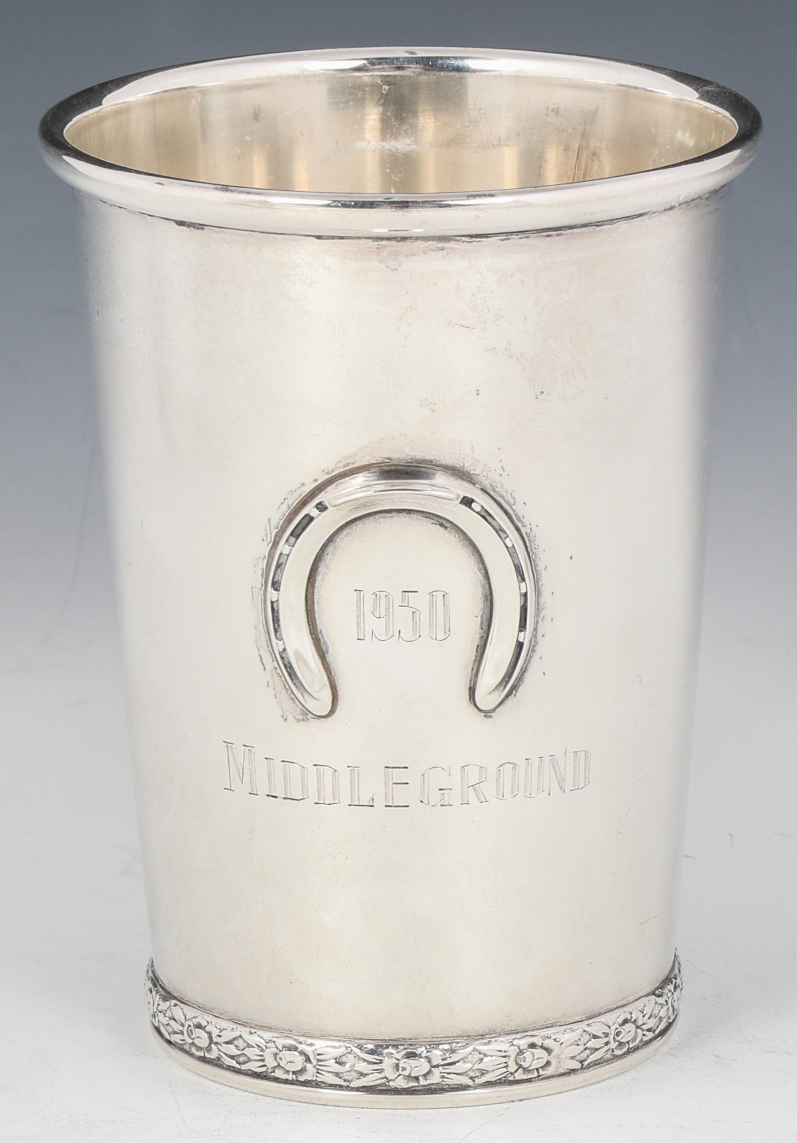 STERLING SILVER 1950 KENTUCKY DERBY MINT JULEP CUP (1 of 5)