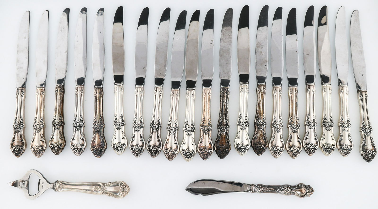 STERLING SILVER KNIVES AND UTENSILS - WALLACE & WEB (1 of 4)