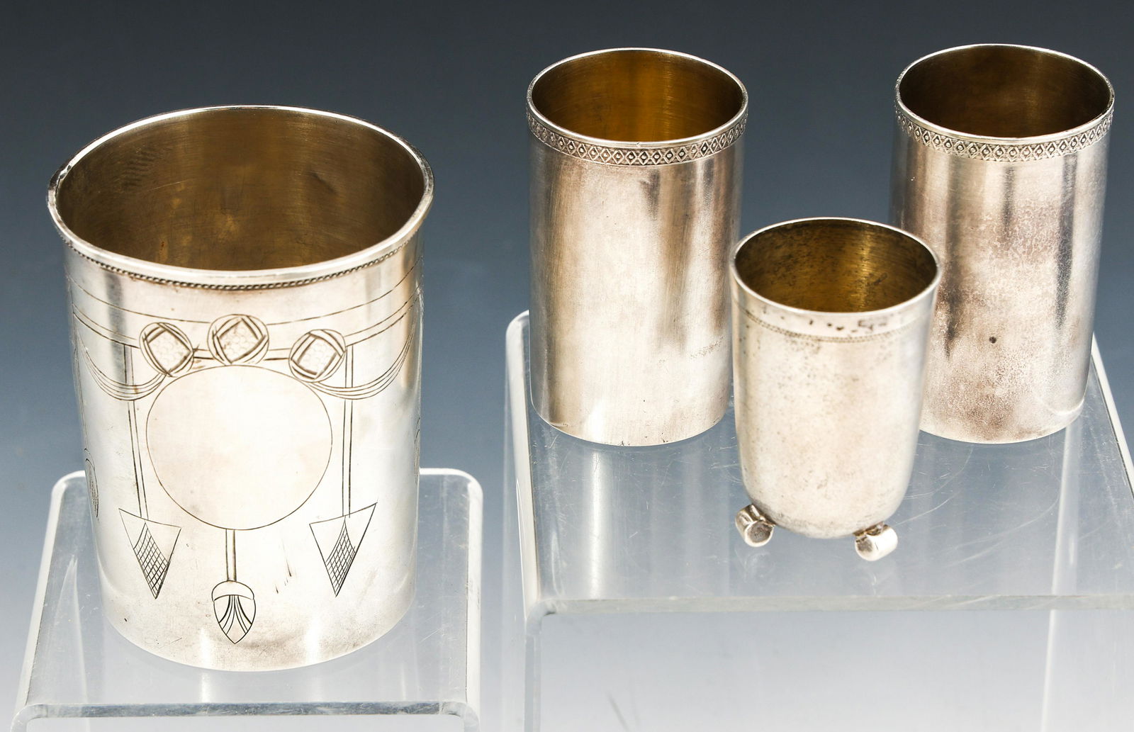 RUSSIAN 84 SILVER VODKA CUPS (1 of 8)