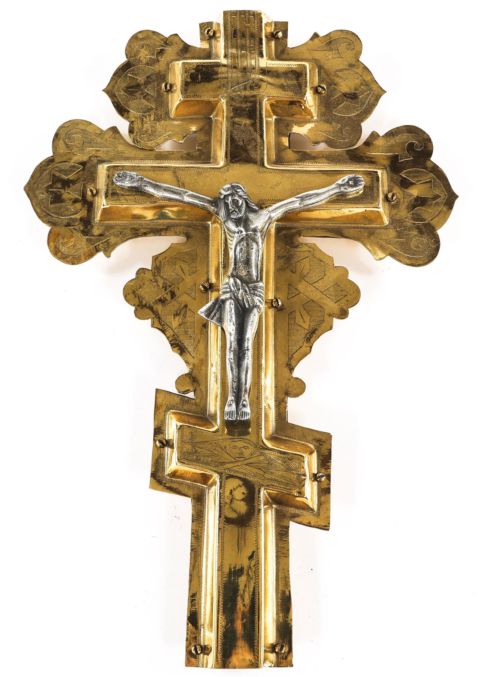 RUSSIAN ORTHODOX PROCESSIONAL CRUCIFIX (1 of 5)