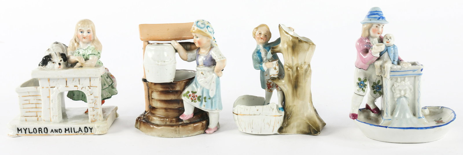 CONTA & BOEHME PORCELAIN MATCH STRIKERS - LOT OF 4 (1 of 6)