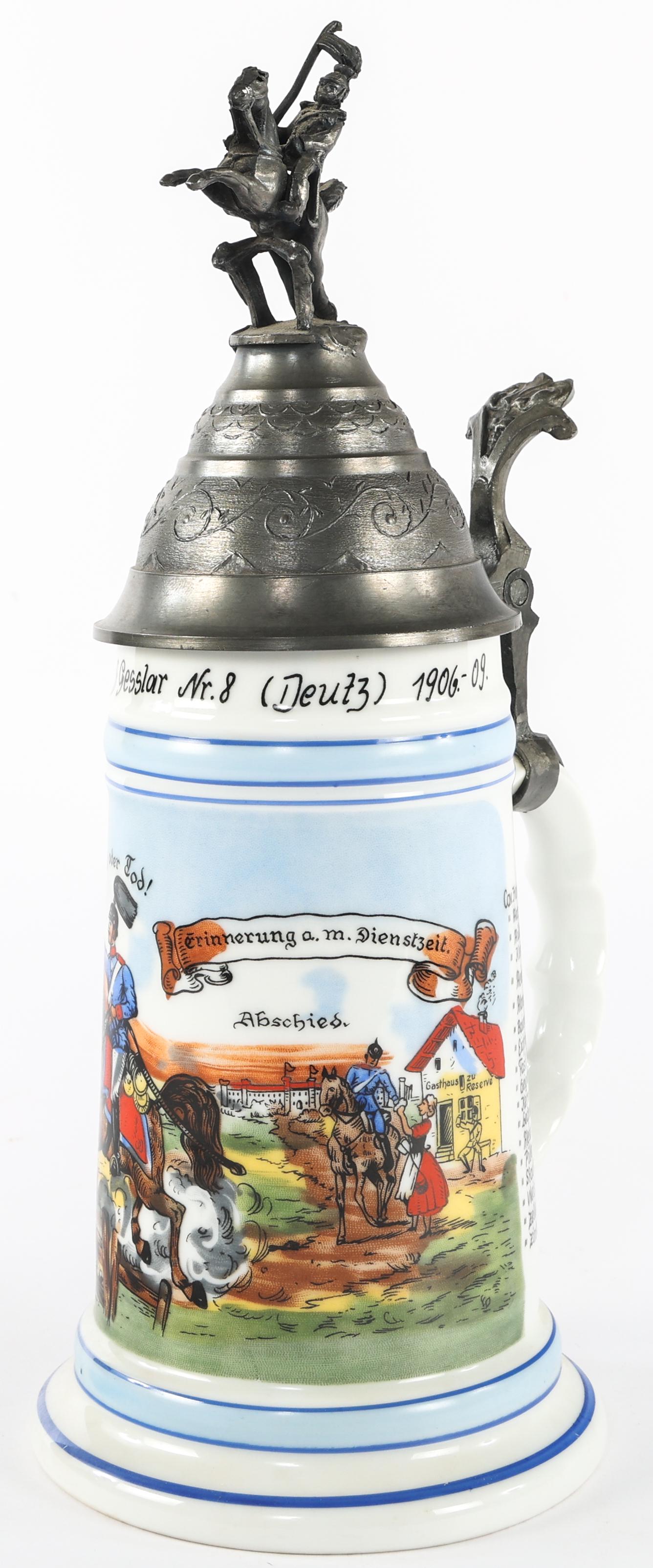 GERMAN LITHOPANE BEER STEIN (1 of 8)