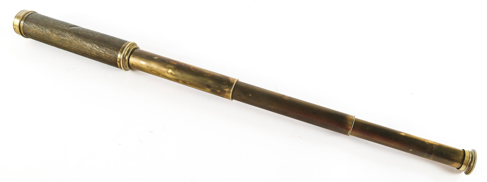 LATE 19TH C. BRASS TELESCOPE (1 of 5)