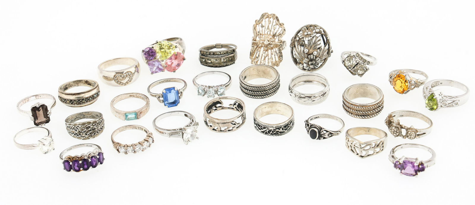 STERLING SILVER FASHION RINGS (1 of 6)