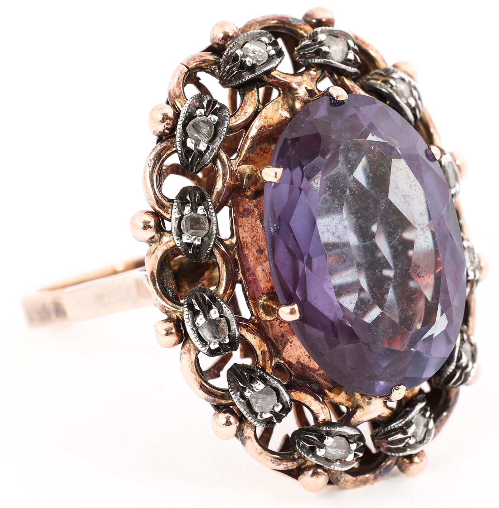 14K YELLOW GOLD MYSTIC TOPAZ COCKTAIL RING (1 of 4)