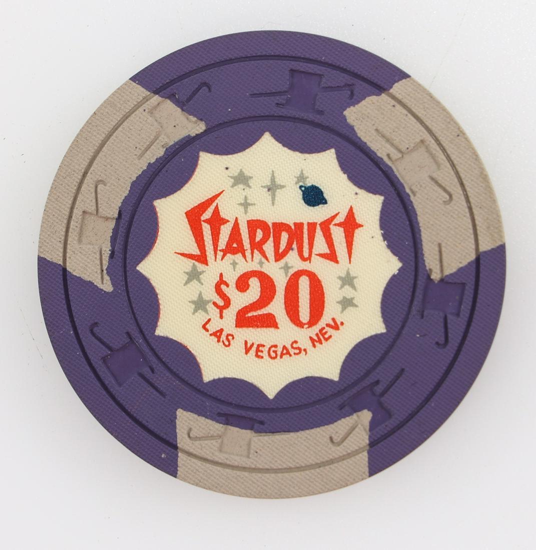 1960's $20 STARDUST LAS VEGAS NEVADA CASINO CHIP (1 of 2)