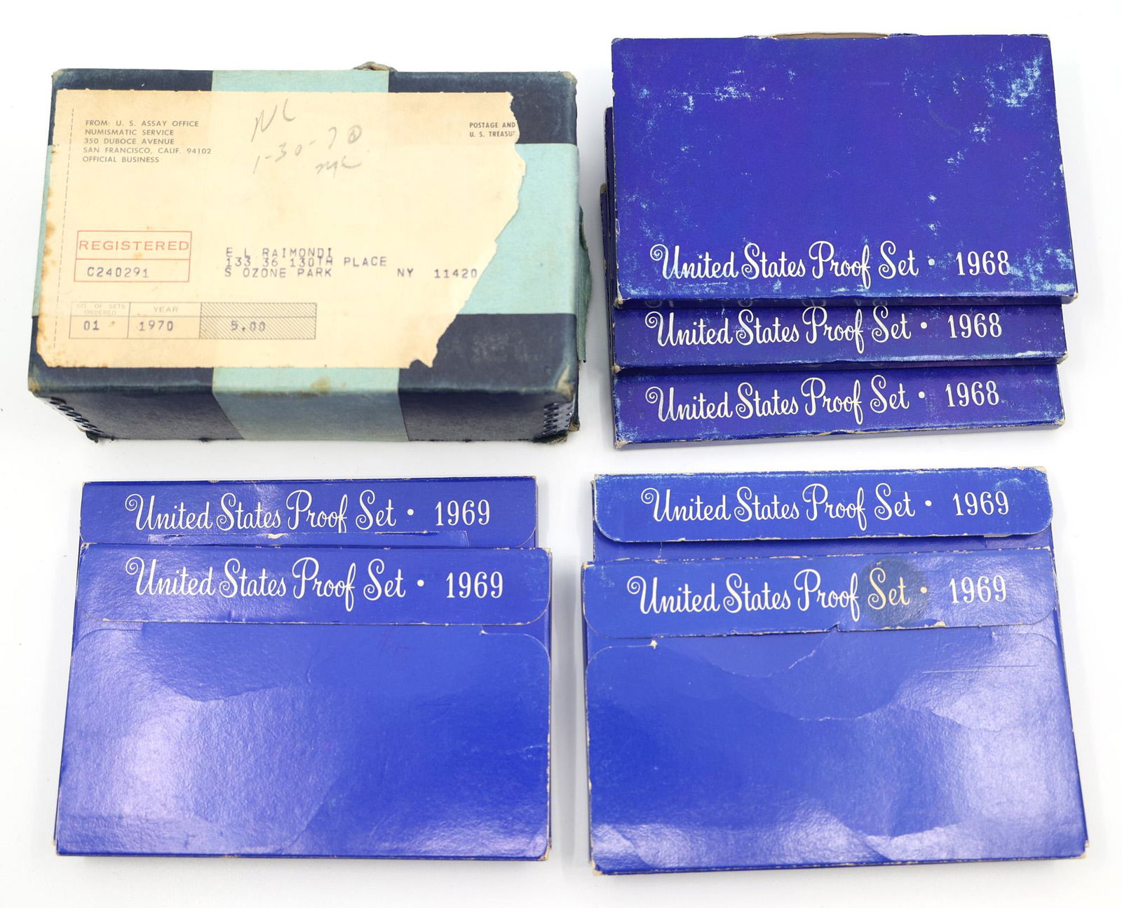 1968-1970 US PROOF SETS - LOT OF 10 (1 of 4)