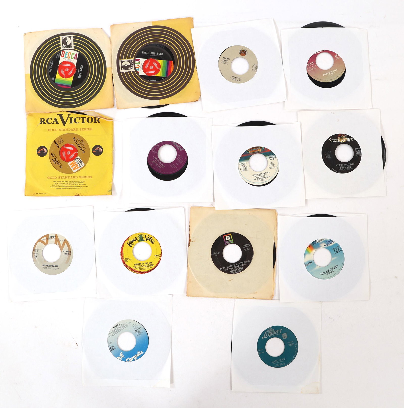 VINYL EP RECORDS CARPENTERS, XANADU, JOAN JETT, & MORE: VINYL EP RECORDS CARPENTERS, XANADU, JOAN JETT, & MORE Mixed genre vinyl EP records, includes: Carpenters 1183 Brenda Lee 30776 Bobby Helms 30513 Frankie Laine 45-10891 David
