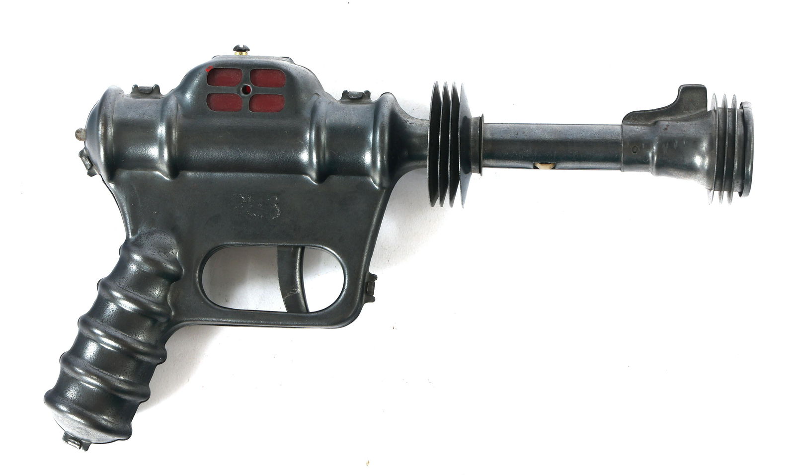 1930s DAISY "BUCK ROGERS" ATOMIC PISTOL TOY GUN: 1930s DAISY "BUCK ROGERS" ATOMIC PISTOL TOY GUN 1930s era Daisy Buck Rogers Atomic Pistol toy gun, U-235 model. Size: 9.5 x 6"