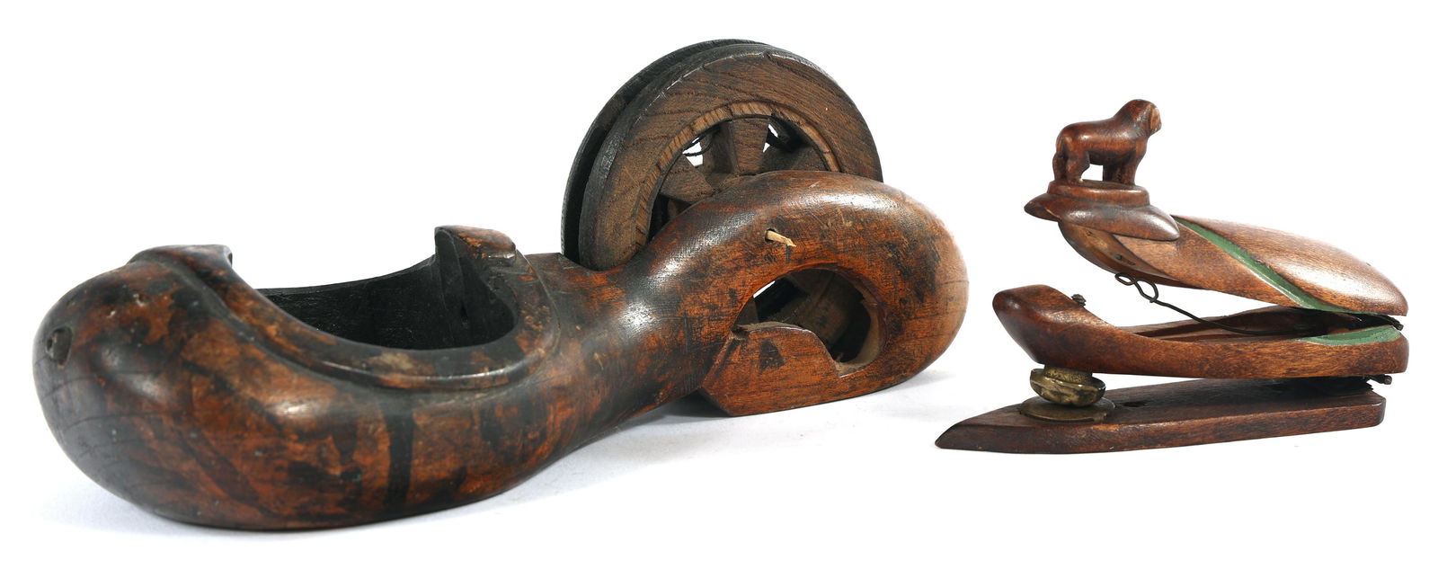 JAPANESE SUMITSUBO CARVED WOOD CARPENTRY TOOLS (1 of 5)