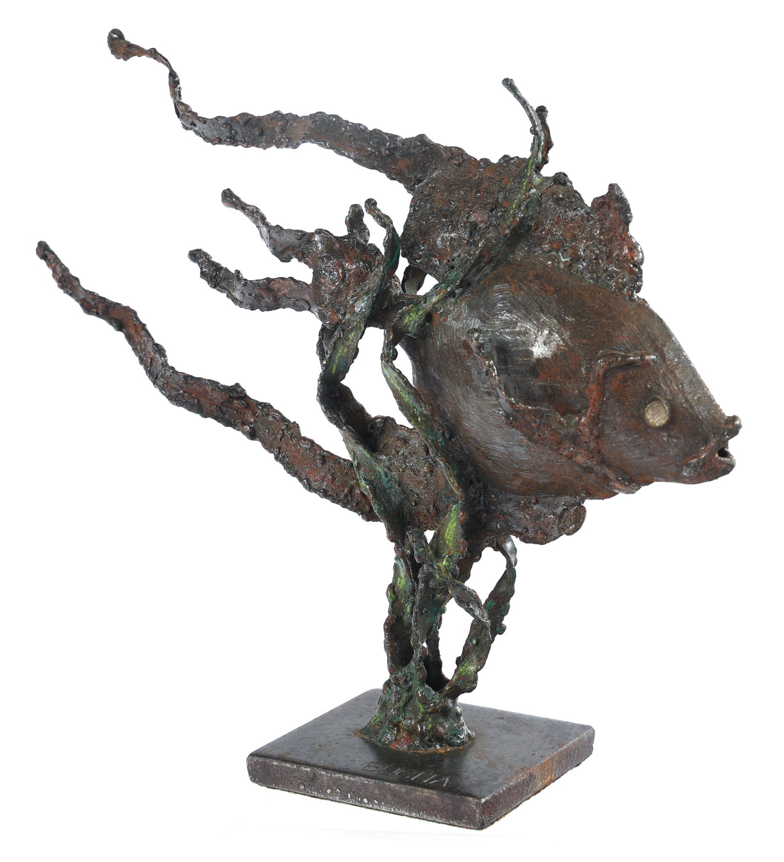 MIKE BUCHA TROPICAL FISH BRONZE SCULPTURE (1 of 6)