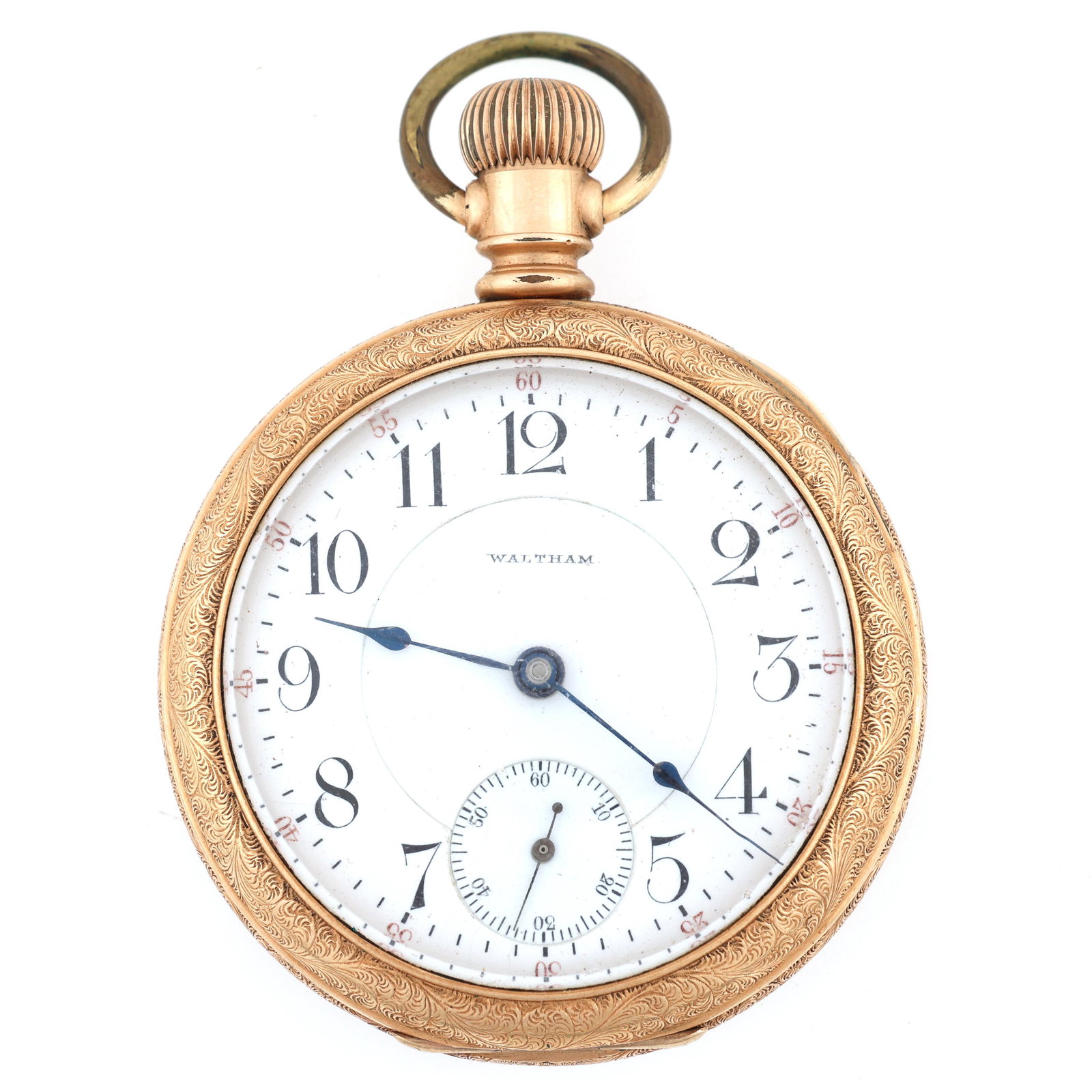 MEN'S WALTHAM A.T. & CO. GOLD FILLED CASE POCKET WATCH (1 of 6)