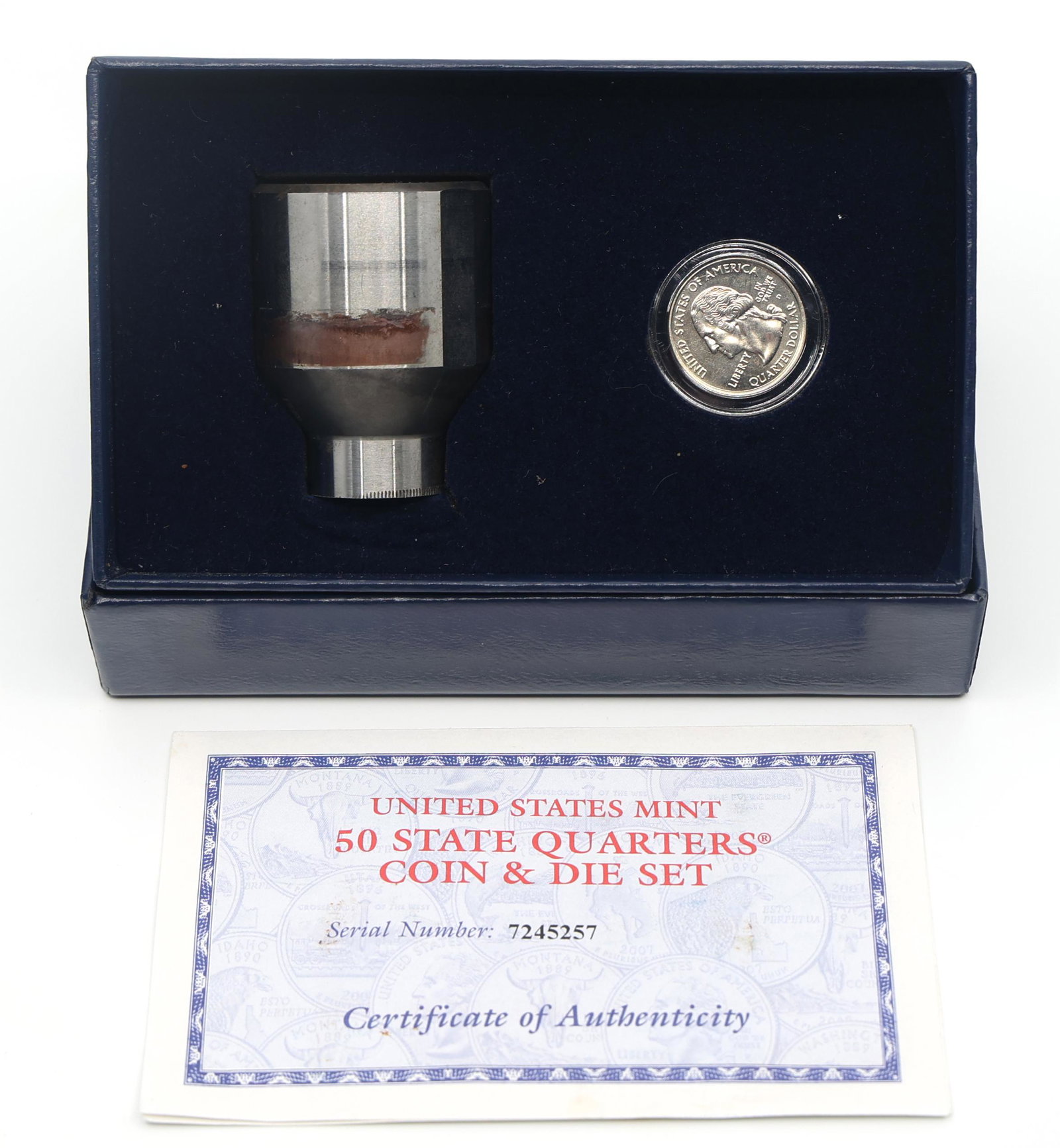 2007-D US MINT 50 STATE QUARTERS COIN & DIE SET (1 of 6)