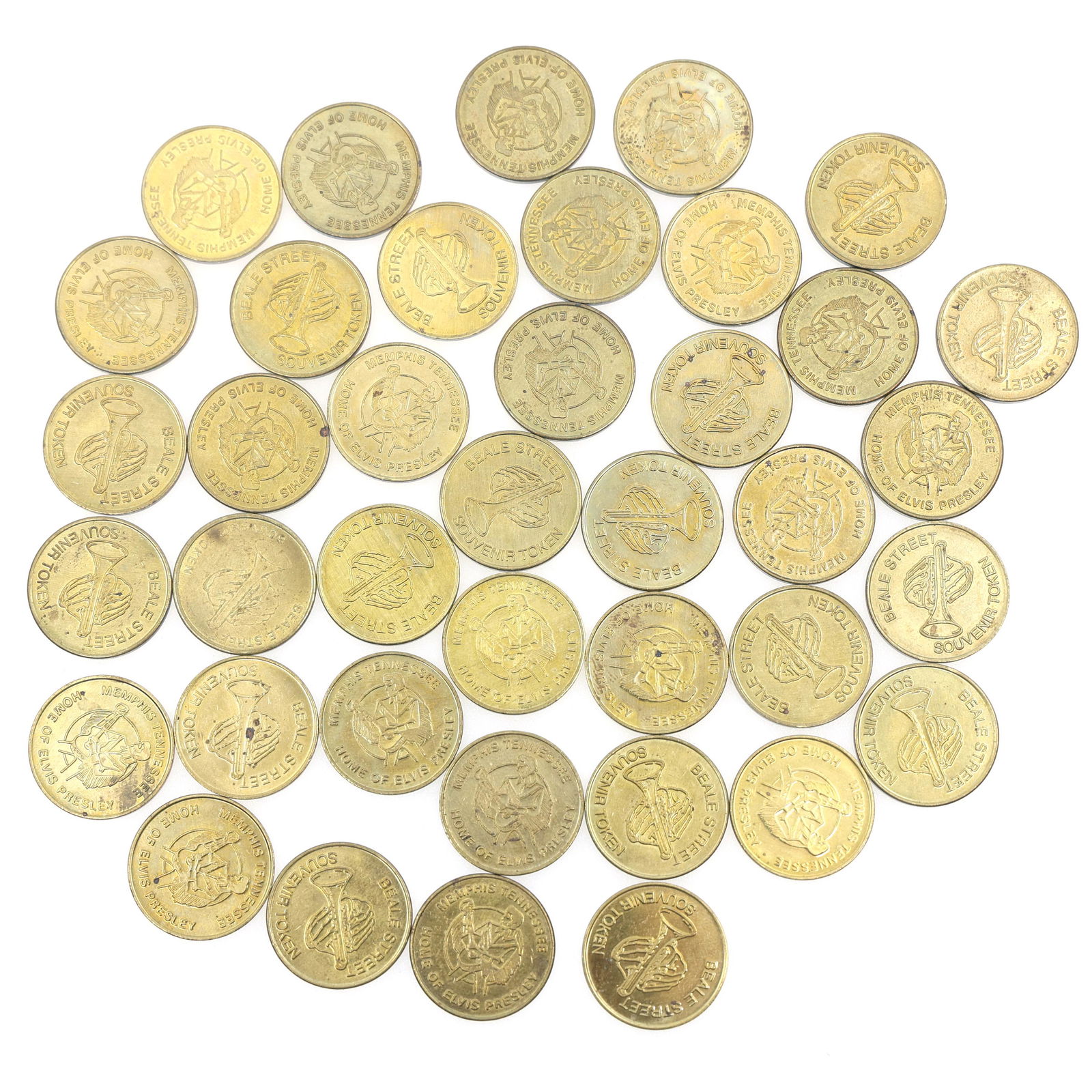 BEALE ST. MEMPHIS TENNESSEE ELVIS PRESLEY TOKENS (1 of 3)