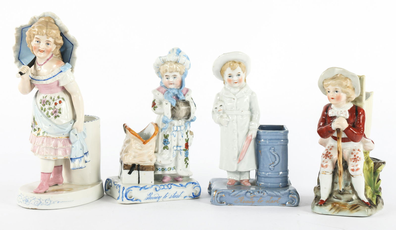 CONTA & BOEHME PORCELAIN MATCH STRIKERS - LOT OF 4 (1 of 7)